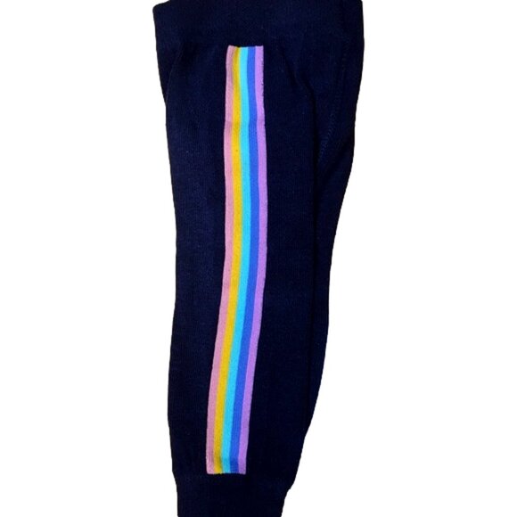 Brand New without Tag Gymboree Baby Leggings, Navy Blue with stripes along the s - Picture 2 of 3